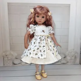 Bee dress Little Darling doll
