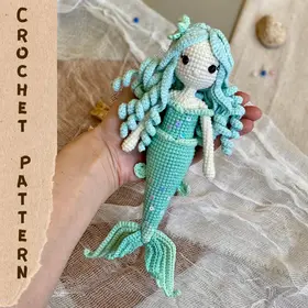 Mermais doll crochet pattern