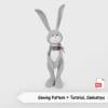 Sewing pattern bunny