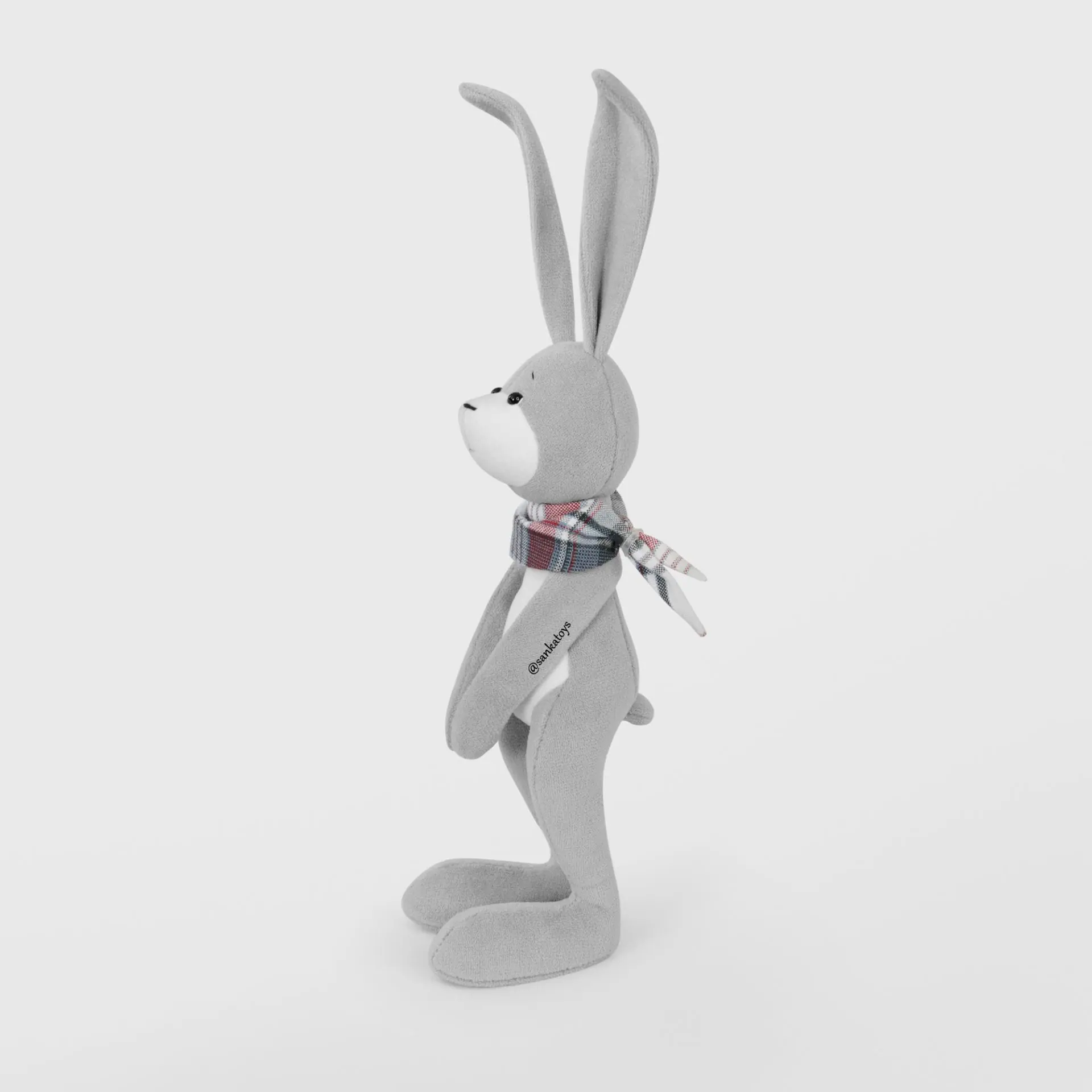 Bunny sewing pattern and tutorial, hare English PDF 2 Sewing pattern bunny