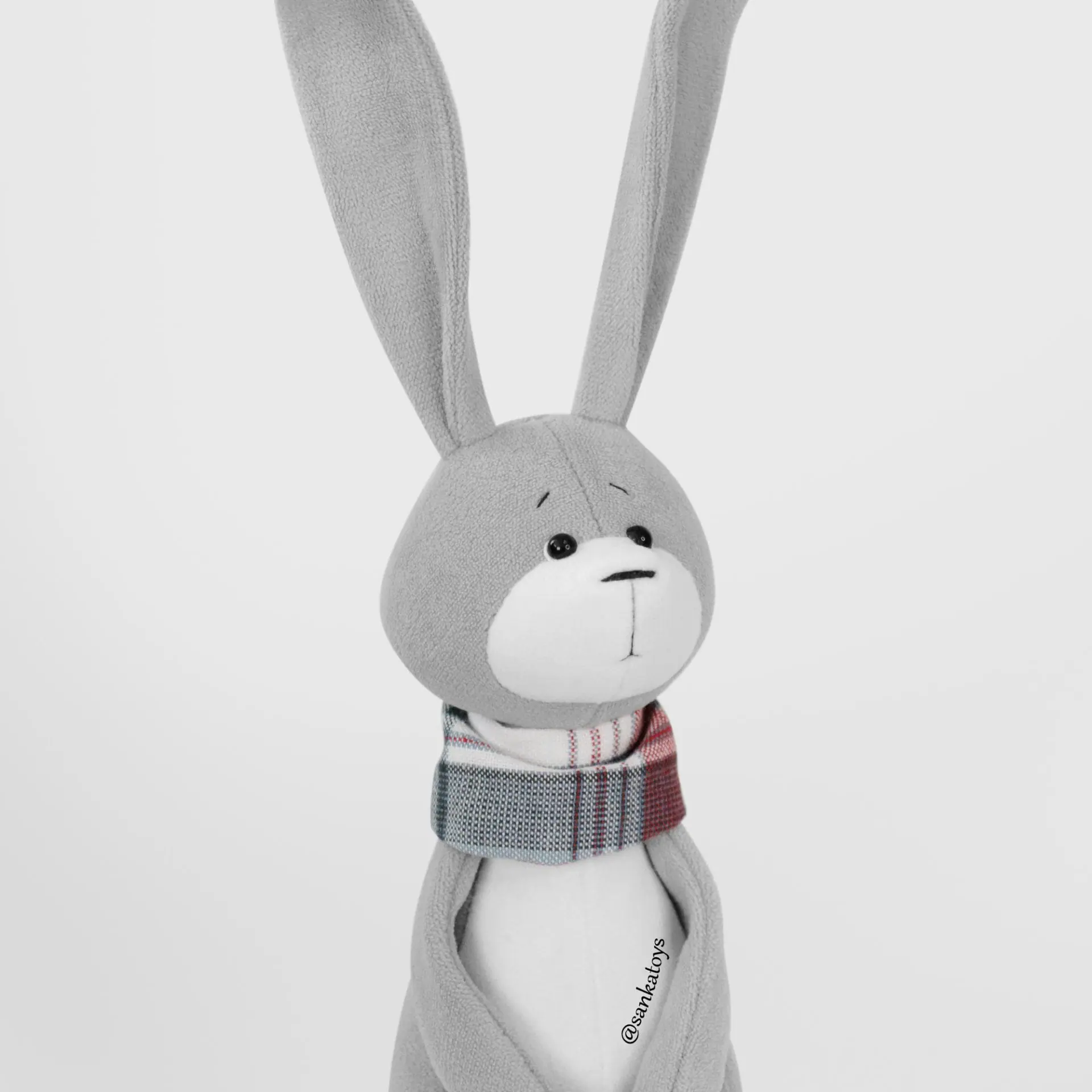 Bunny sewing pattern and tutorial, hare English PDF 4 Sewing pattern bunny