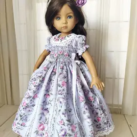 Little Darling lavender smocked dress