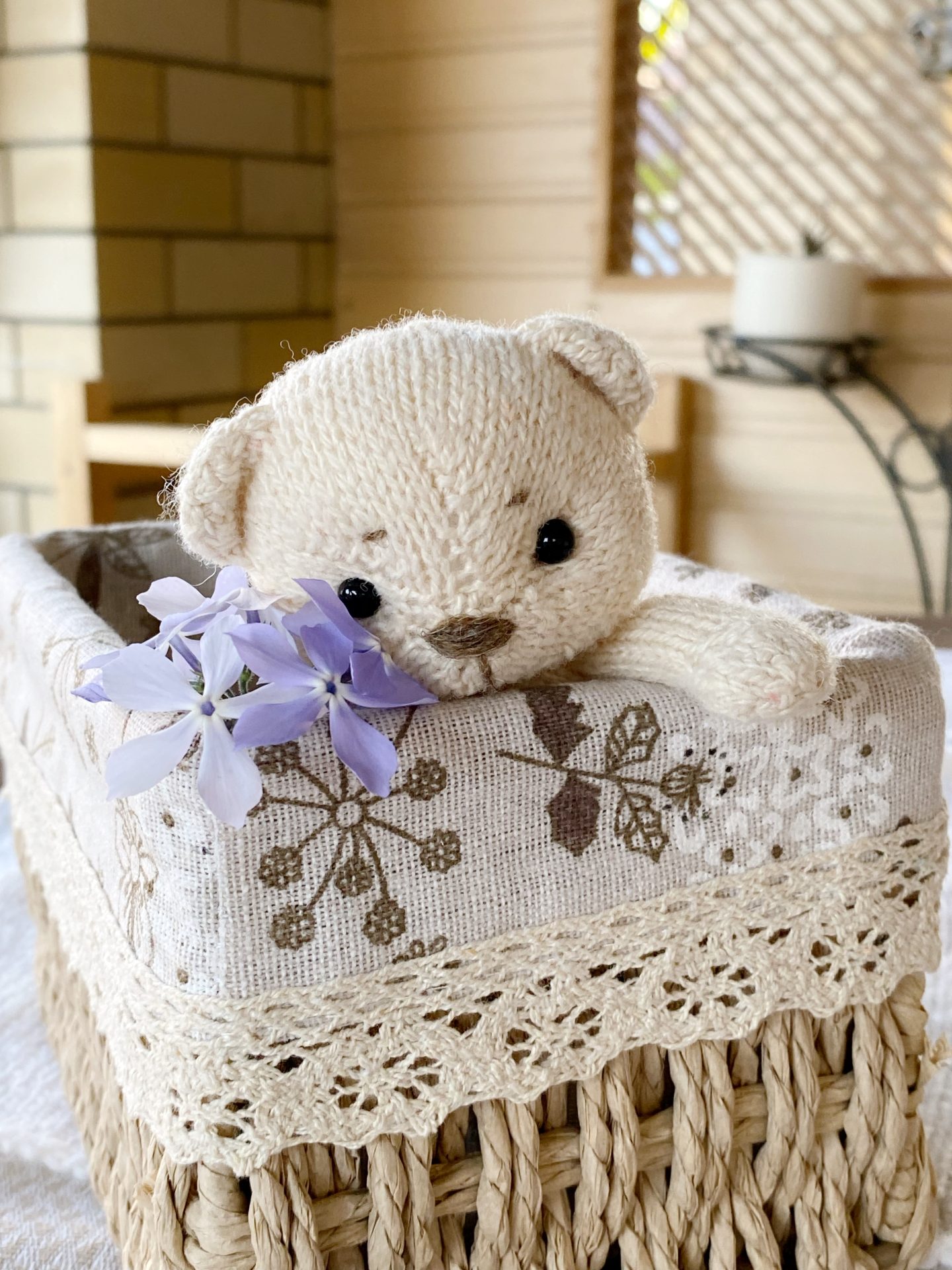 MINIATURE TEDDY BEAR WITH REMOVABLE OUTFIT – KNITTING PATTERN 9 knit bear pattern 10 10
