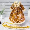 mustard doll dress