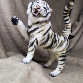 Tiger animal toy miniature figurine Realistic plush