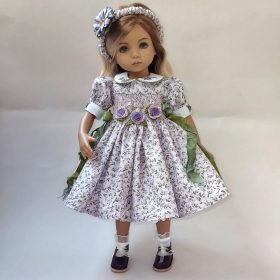 Little Darling light lavender smocked dress