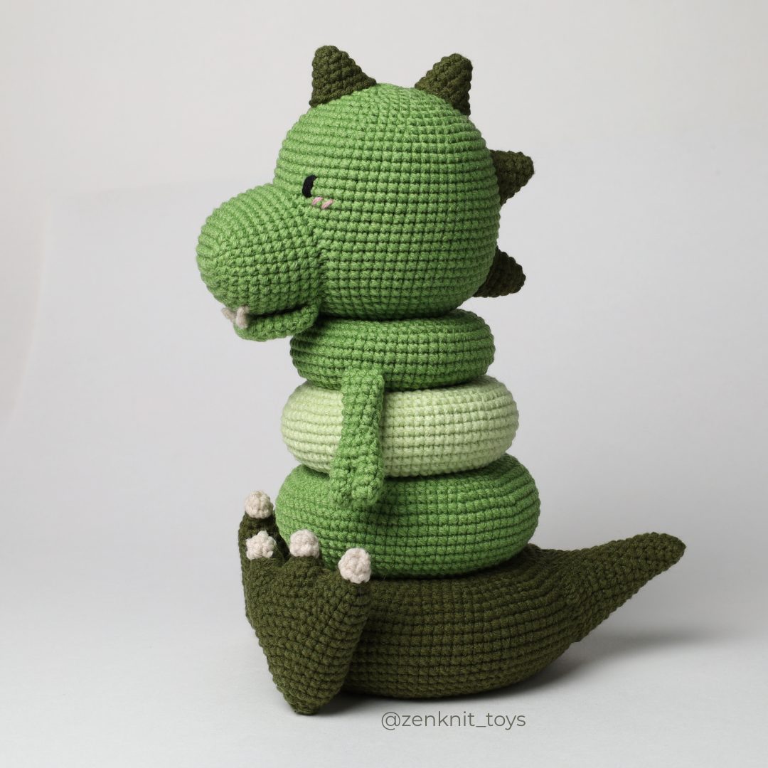 dinosaur-stacking-toy-crochet-pattern dinosaur stacking toy crochet pattern