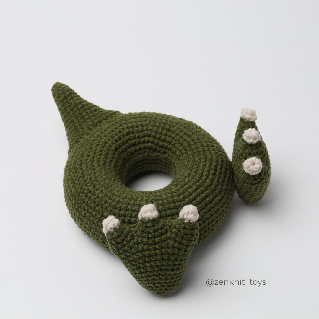 CROCHET PATTERN T-rex dinodaur toy 3 9