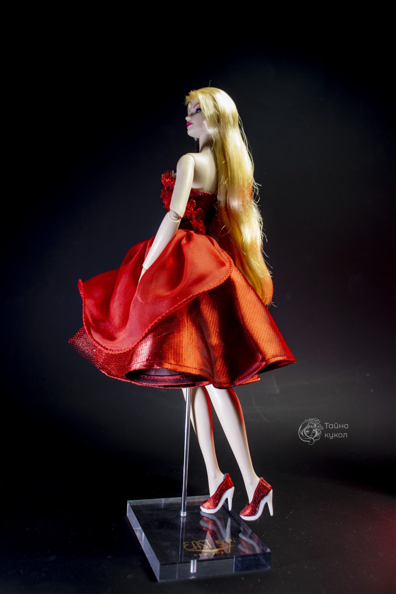 Red evening dress for Integrity Toys doll