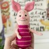 Crochet Piglet Plush – Handmade Winnie the Pooh Friend Toy