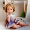 Lavender knitted dress for Paola Reina doll handmade