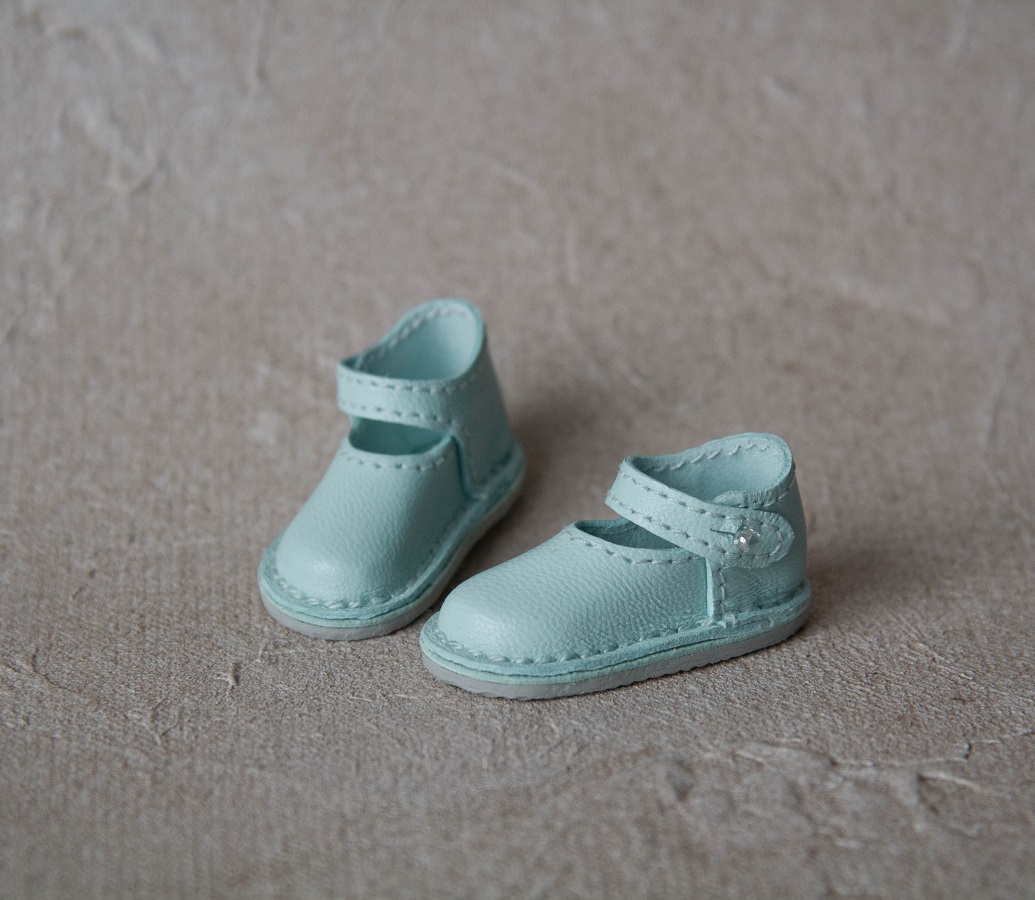 Blue shoes for Li'l Dreamer 11 inches. 3 img 1582