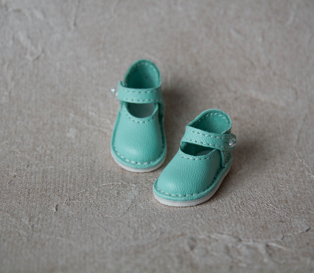 Blue shoes for Li'l Dreamer 11 inches. 5 img 1583