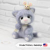 cat persik with mouse crochet pattern