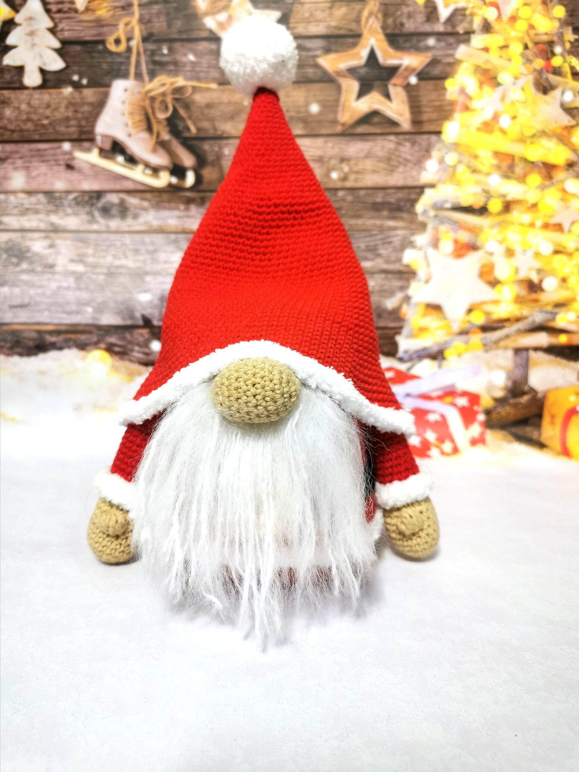 Uheoun Bulk Yarn Clearance Sale for Crocheting, Cute Gnome Doll Christmas  Doll Pendant Creative Christmas Tree Decoration
