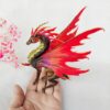 Fantasy figure. Fire dragon
