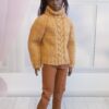 Ken doll clothes knitted sweater with long sleeves