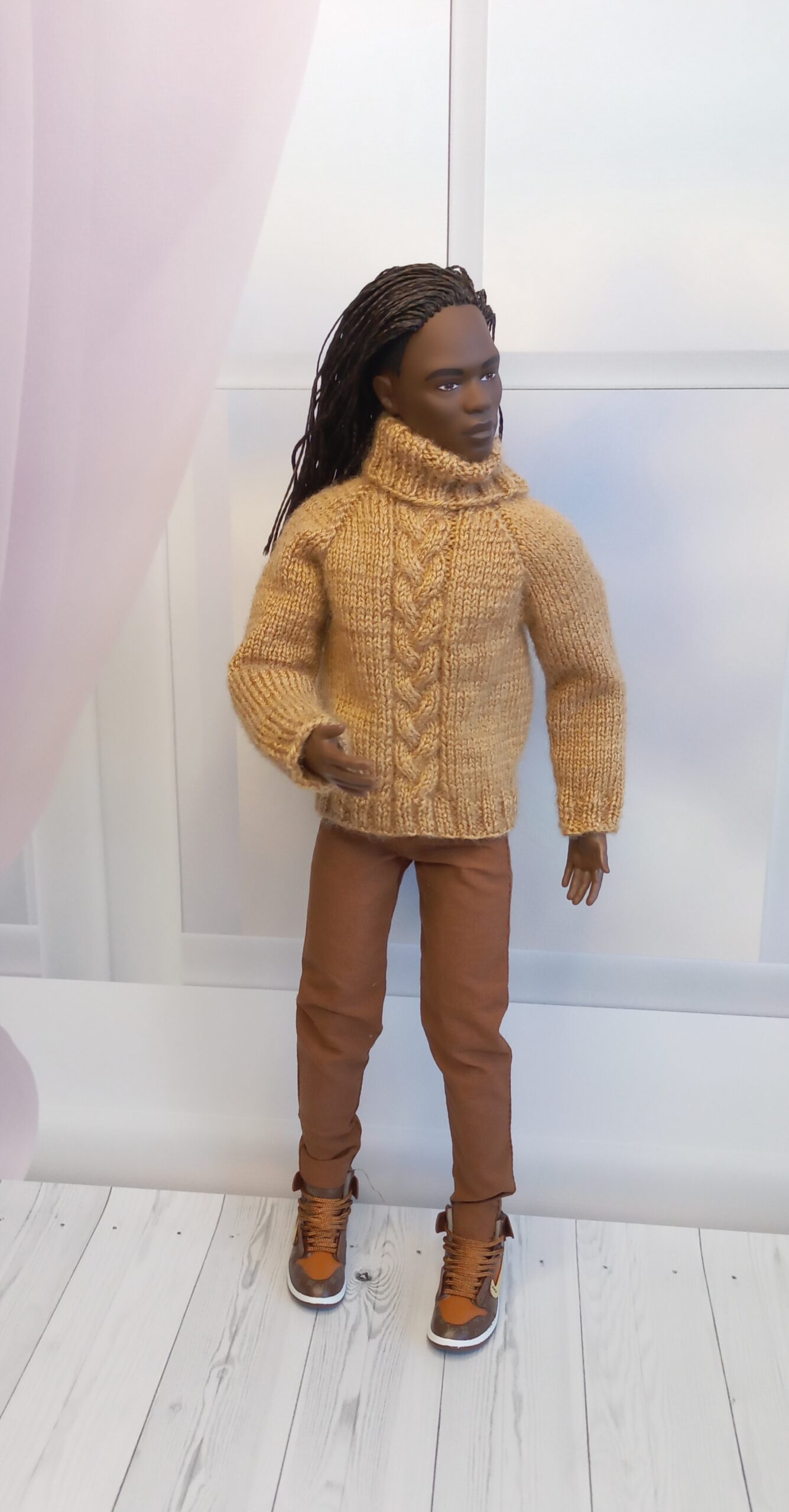 Ken doll clothes  Custom sweater 24 colors