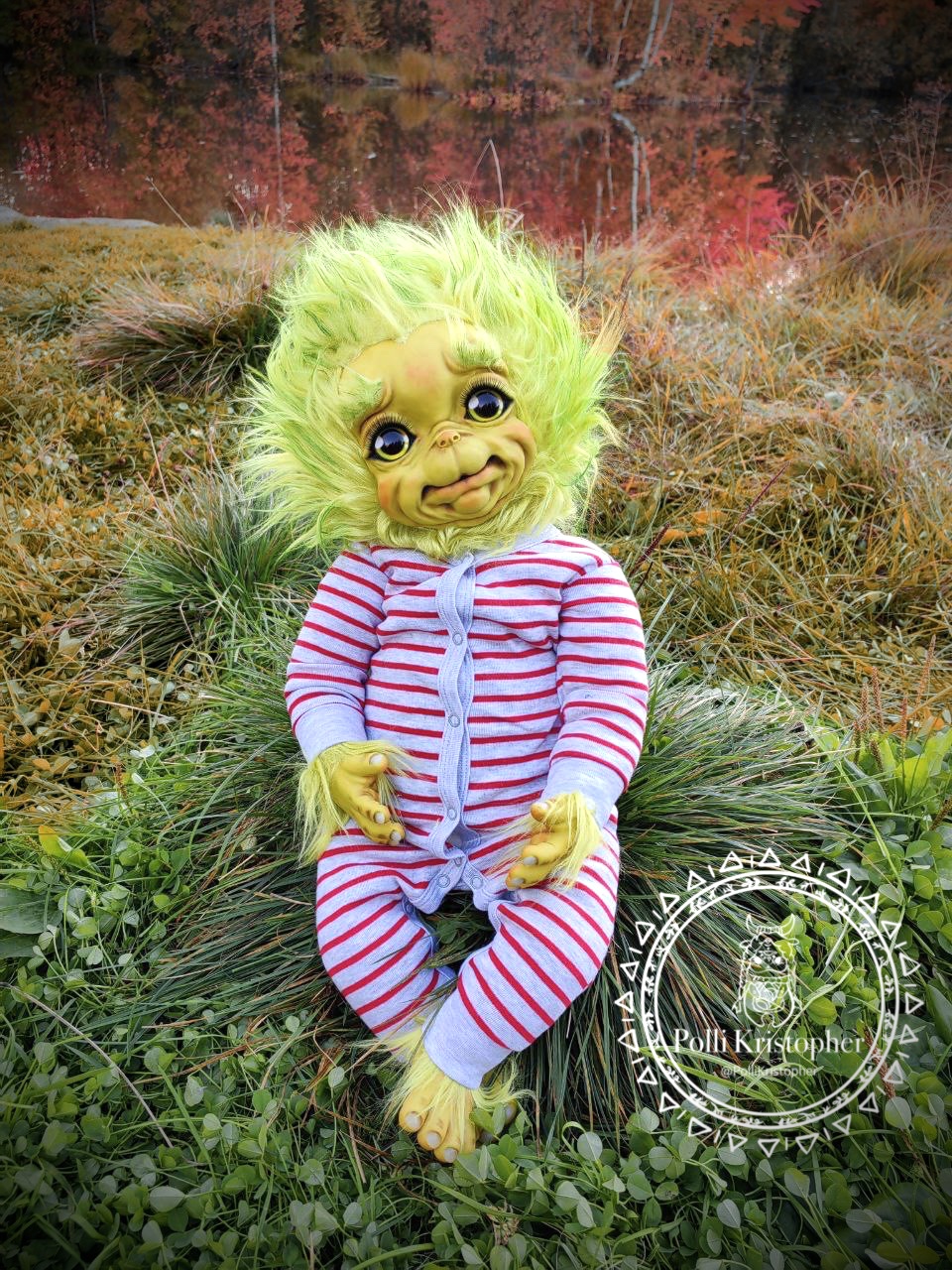 real life baby grinch doll