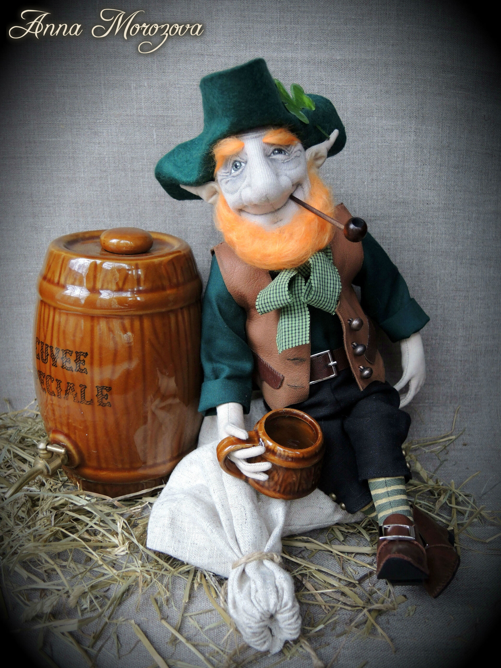 Scary sales leprechaun doll