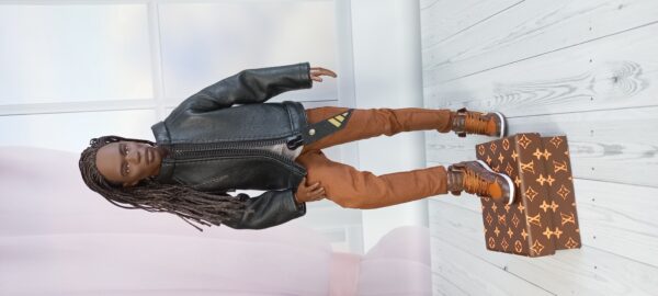 Ken doll outfit clothing leather jacket