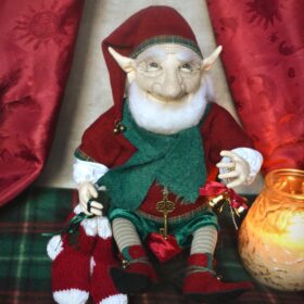 christmas elf doll