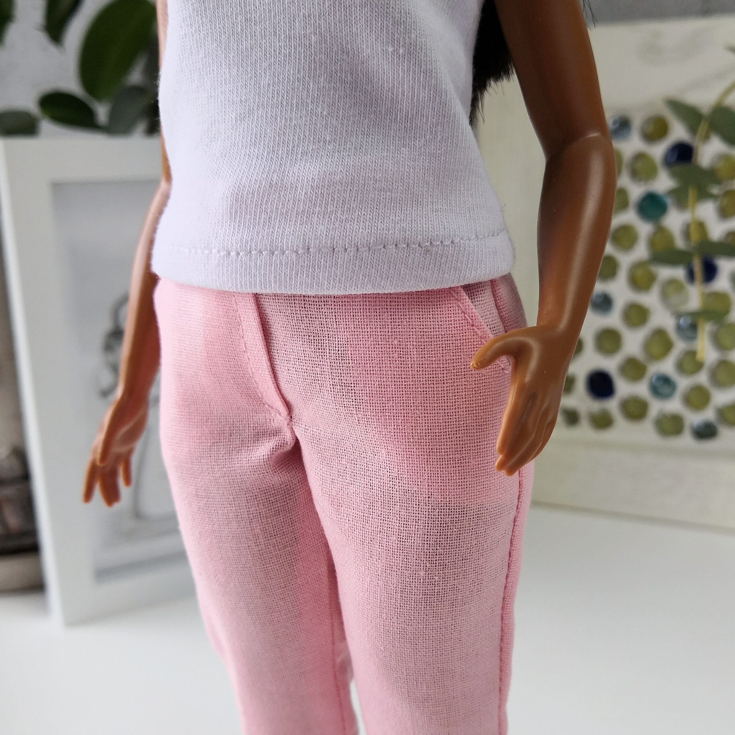 Doll Clothes Barbie Pink Pants