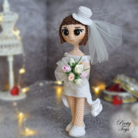 Elegant bride crochet pattern
