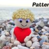 Boy heart crochet pattern