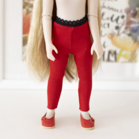 red doll leggings