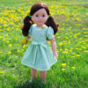 Paola Reina 60 cm dress with lantern sleeve + sandals pattern