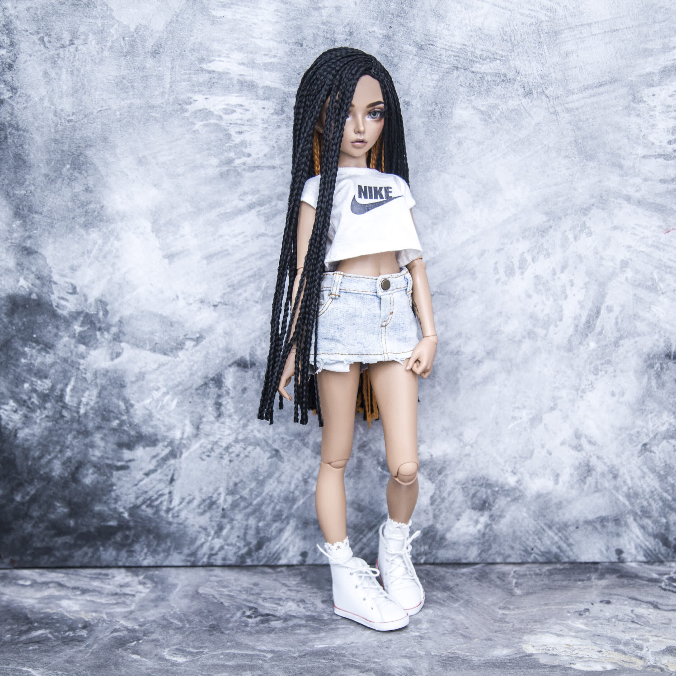 春新作の orange/bl. long Zi-Zi BJD for Shop DailyDoll - minifee 6-7 head 小物・アクセサリー