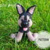 dog german shepherd crochet pattern