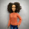 knitted pullover for Barbie