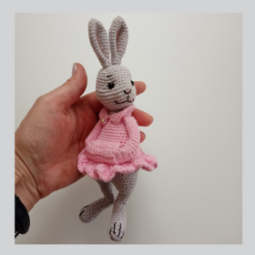 Crocheted Easter Bunny.