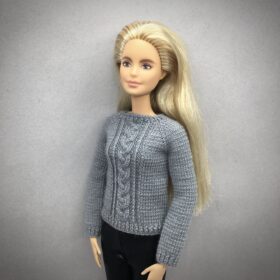 Sweater for a doll