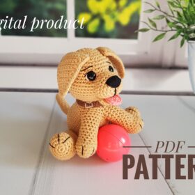 amigurumi crochet dog pattern Labrador