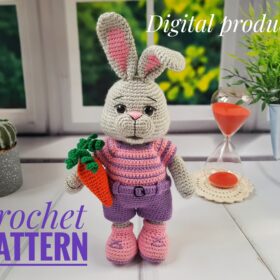 easter bunny amigurumi crochet pattern