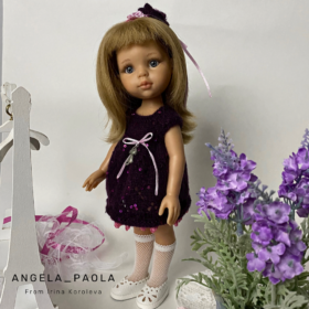 Knitted clothes for dolls. Clothes for Paola Reina