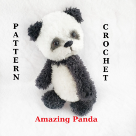 crochet pattern panda teddy bear