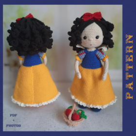 Amigurumi Snow White Princess Crochet Pattern