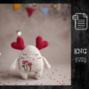Crochet Valentine pattern PDF in English