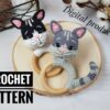 Baby rattle crochet pattern, amigurumi toy