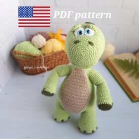Crochet Toy Pattern Dino