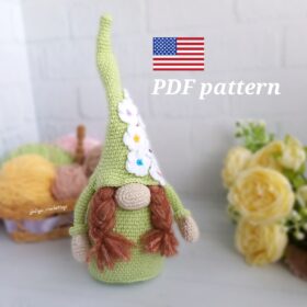 Crochet Pattern Spring Gnome