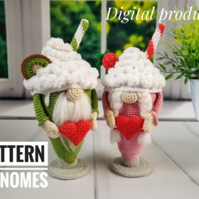gnome pattern, crochet Valentine