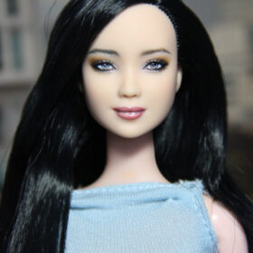 Amazing brunette doll