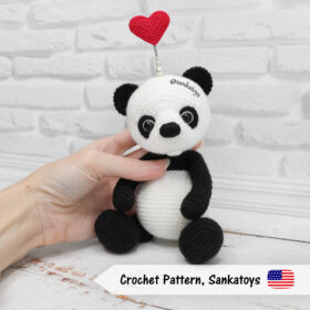 panda crochet pattern