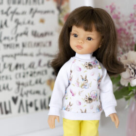A 13-inch doll in an Easter outfit