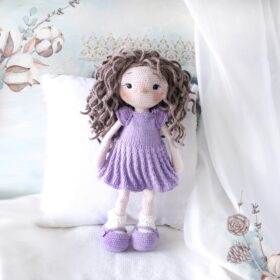 Waldorf cuddly baby doll in clothes, decorate the nursery or become a cute gift for a little girl